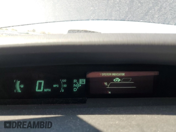 2012 Toyota Prius One with VIN JTDKN3DU4C1543780, listed as a Copart auction lot 50551705 with 174,705 mi miles and Salvage Title. Bid and sale history available at carsss.com. Image 9.