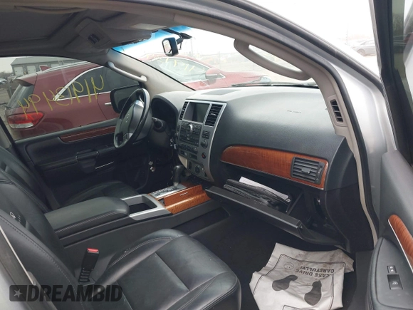 2008 Infiniti QX56 with VIN 5N3AA08C58N903066, listed as a IAAI auction lot 41913494 with 159,280 mi miles. Bid and sale history available at carsss.com. Image 5.