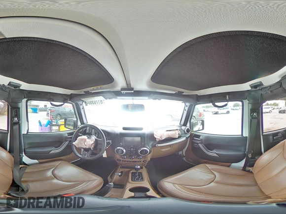 2018 Jeep Wrangler JK Unlimited Sahara with VIN 1C4BJWEG0JL832808, listed as a Copart auction lot 81703604 with 0 mi miles and Non Repairable. Bid and sale history available at carsss.com. Image 14.