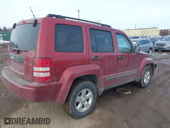 2012 Jeep Liberty Sport with VIN 1C4PJMAK0CW130753, listed as a IAAI auction lot 41639680 with 147,743 mi miles and . Bid and sale history available at DreamBid. Image 4.