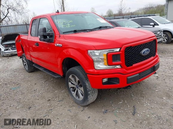 2020 Ford F-150 XL with VIN 1FTFX1E55LFC65210, listed as a IAAI auction lot 41907879 with 50,355 mi miles. Bid and sale history available at carsss.com. Image 1.