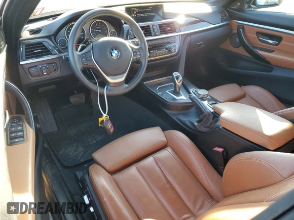 2016 BMW 4 Series 428i xDrive with VIN WBA3T1C56G5F38863, listed as a Copart auction lot 46071735 with 46,765 mi miles and Salvage title. Bid and sale history available at DreamBid. Image 8.