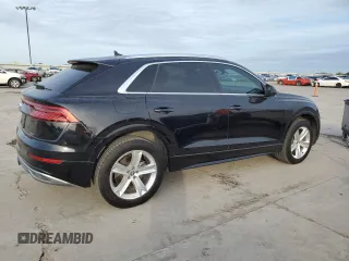 2019 Audi Q8 Premium z VIN WA1AVAF11KD016323, wystawiony jako Copart lot #50900455 z przebiegiem 85 415 mil mil oraz Tytuł czysty. Historia ofert i sprzedaży dostępna na DreamBid. Obrazek 3.