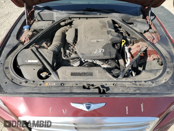 2016 Hyundai Genesis 3.8L with VIN KMHGN4JE9GU137907, listed as a Copart auction lot 68318934 with 70,510 mi miles and Salvage Title. Bid and sale history available at carsss.com. Image 11.