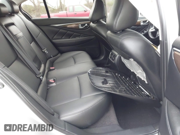 2019 Infiniti Q50 3.0t LUXE with VIN JN1EV7AP1KM519553, listed as a IAAI auction lot 41265684 with 84,120 mi miles. Bid and sale history available at carsss.com. Image 8.