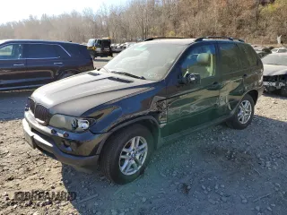 2006 BMW X5 3.0i with VIN 5UXFA13526LY39285, listed as a Copart auction lot 81198504 with 138,116 mi miles and Salvage Title. Bid and sale history available at carsss.com. Image 1.
