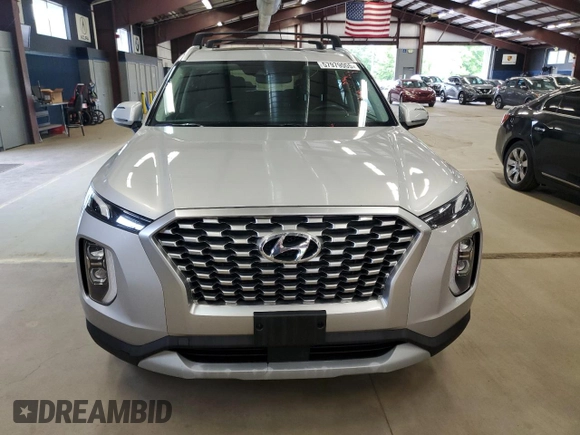 2022 Hyundai Palisade SEL z VIN KM8R24HE6NU404781, wystawiony jako Copart lot #57979005 z przebiegiem 88 069 mil mil oraz Czysty tytuł • Clean title. Historia ofert i sprzedaży dostępna na DreamBid. Obrazek 5.
