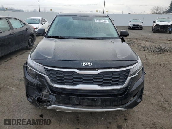 2021 Kia Seltos LX with VIN KNDEPCAA3M7094589, listed as a Copart auction lot 43071275 with 51,213 mi miles and Salvage Title. Bid and sale history available at carsss.com. Image 5.