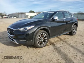 2018 Infiniti QX30 Luxury with VIN SJKCH5CR1JA044207, listed as a Copart auction lot 45310345 with Not Provided miles and Salvage Title. Bid and sale history available at DreamBid. Image 1.