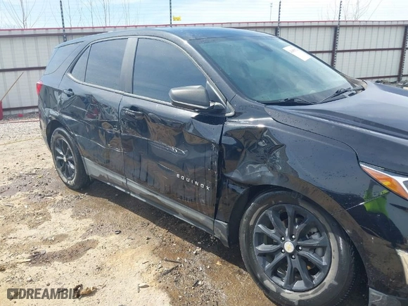 2020 Chevrolet Equinox LS with VIN 2GNAXHEV8L6266968, listed as a IAAI auction lot 41865932 with 50,657 mi miles. Bid and sale history available at carsss.com. Image 6.