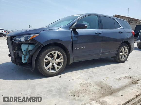 2018 Chevrolet Equinox LT with VIN 3GNAXKEX7JS564960, listed as a Copart auction lot 51712245 with 145,512 mi miles and Salvage Title. Bid and sale history available at DreamBid. Image 1.