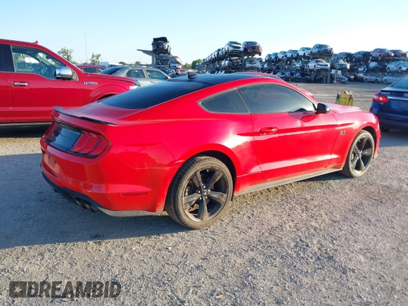 2021 Ford Mustang GT with VIN 1FA6P8CF8M5102178, listed as a IAAI auction lot 41996175 with 76,540 mi miles and . Bid and sale history available at DreamBid. Image 4.
