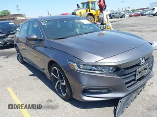 2019 Honda Accord Sport with VIN 1HGCV2F3XKA018189, listed as a IAAI auction lot 42560590 with 50,270 mi miles and . Bid and sale history available at DreamBid. Image 1.