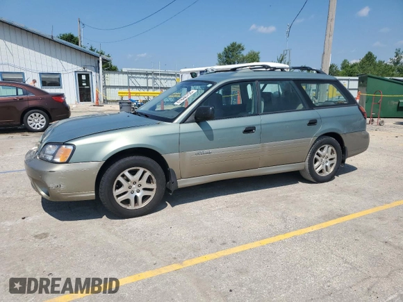 2004 Subaru Legacy Outback with VIN 4S3BH675047641216, listed as a Copart auction lot 61846755 with 179,304 mi miles and Salvage title. Bid and sale history available at DreamBid. Image 1.