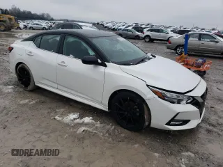 2022 Nissan Sentra SR with VIN 3N1AB8DV3NY285294, listed as a Copart auction lot 45751725 with 45,356 mi miles and Salvage Title. Bid and sale history available at carsss.com. Image 4.