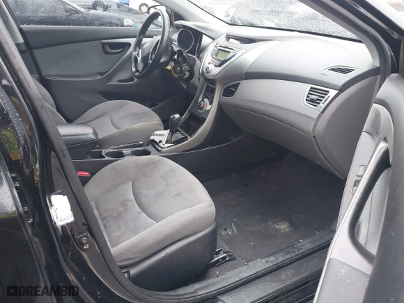 2012 Hyundai Elantra GLS with VIN KMHDH4AE8CU404698, listed as a IAAI auction lot 41988964 with 1 mi miles. Bid and sale history available at carsss.com. Image 5.