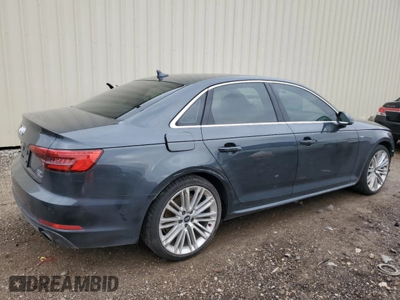2017 Audi A4 Prestige with VIN WAUFNAF42HN037462, listed as a Copart auction lot 88116335 with 87,725 mi miles and Salvage Title. Bid and sale history available at carsss.com. Image 3.