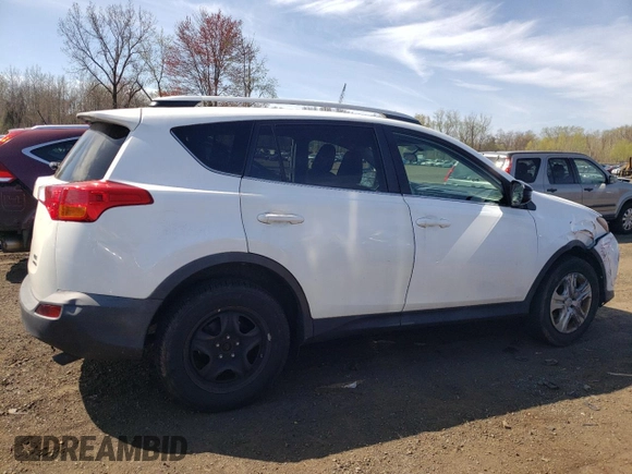 2015 Toyota RAV4 LE with VIN 2T3BFREV7FW241431, listed as a Copart auction lot 54382545 with 134,079 mi miles and Salvage Title. Bid and sale history available at carsss.com. Image 3.