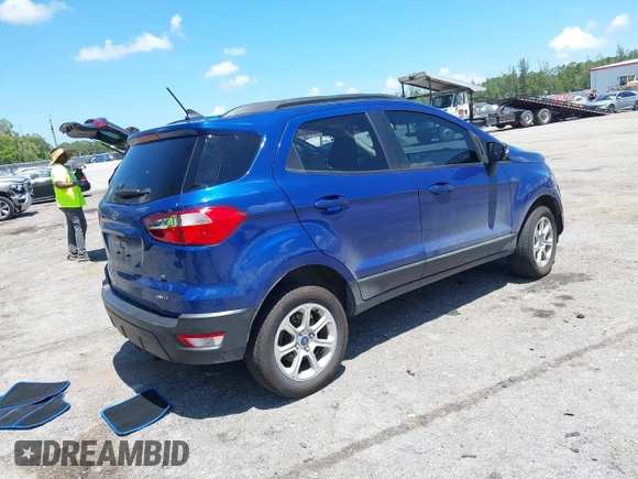 2021 Ford EcoSport SE with VIN MAJ6S3GL5MC451215, listed as a IAAI auction lot 42531927 with 50,985 mi miles and . Bid and sale history available at DreamBid. Image 4.