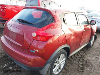 2013 Nissan Juke NISMO with VIN JN8AF5MVXDT211690, listed as a IAAI auction lot 41195796 with 125,415 mi miles. Bid and sale history available at carsss.com. Image 4.