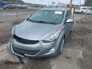 2013 Hyundai Elantra GLS with VIN KMHDH4AE3DU919481, listed as a IAAI auction lot 41971439 with 176,053 mi miles and . Bid and sale history available at DreamBid. Image 2.