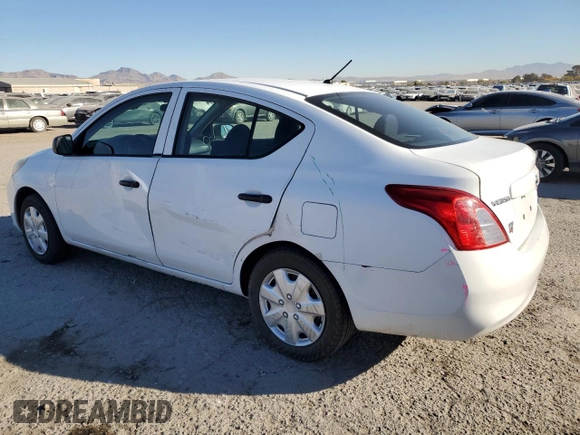 2014 Nissan Versa S with VIN 3N1CN7AP7EL859764, listed as a Copart auction lot 83094814 with 160,143 mi miles and Salvage Title. Bid and sale history available at carsss.com. Image 2.