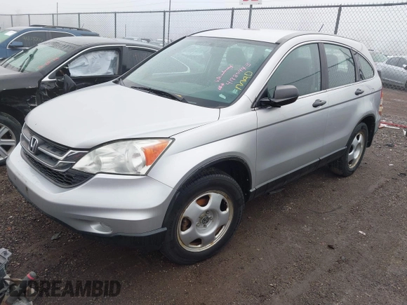 2011 Honda CR-V LX with VIN 5J6RE4H36BL073951, listed as a IAAI auction lot 41880443 with 195,024 mi miles. Bid and sale history available at carsss.com. Image 17.