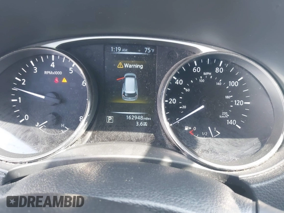2015 Nissan Rogue SV with VIN KNMAT2MT0FP571306, listed as a IAAI auction lot 41859572 with 162,948 mi miles and . Bid and sale history available at carsss.com. Image 7.