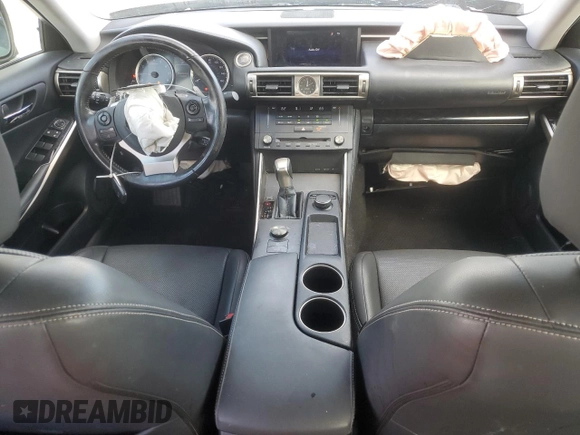 2016 Lexus IS 200t with VIN JTHBA1D28G5026283, listed as a Copart auction lot 62036865 with 69,638 mi miles and Salvage title. Bid and sale history available at DreamBid. Image 8.