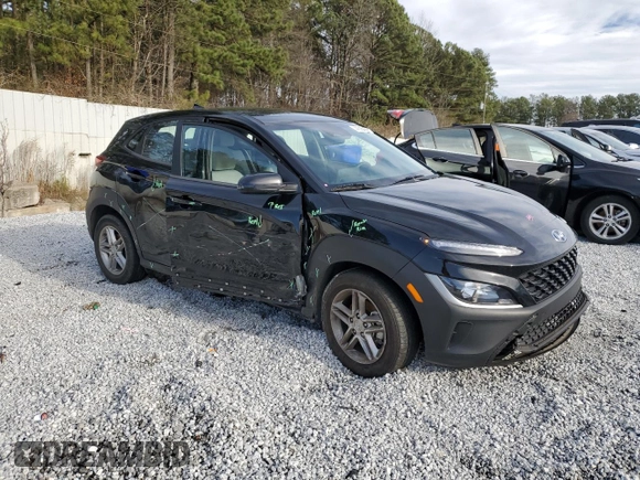 2023 Hyundai Kona SE with VIN KM8K22AB3PU996424, listed as a Copart auction lot 44826165 with 56,315 mi miles and Salvage Title. Bid and sale history available at DreamBid. Image 4.