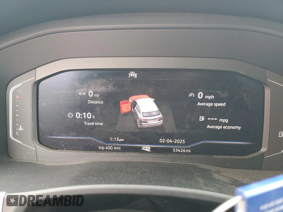 2022 Volkswagen Atlas SEL Premium R-Line with VIN 1V2FE2CA9NC213092, listed as a Copart auction lot 43430625 with 53,426 mi miles and Salvage title. Bid and sale history available at DreamBid. Image 9.