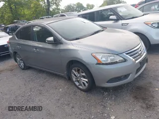 2013 Nissan Sentra SV with VIN 3N1AB7AP9DL779011, listed as a IAAI auction lot 42080716 with 113,896 mi miles. Bid and sale history available at carsss.com. Image 1.