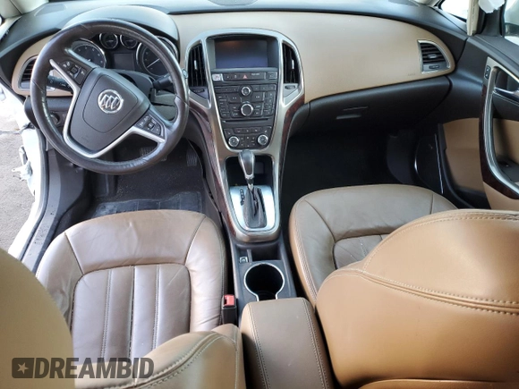 2014 Buick Verano Leather Group with VIN 1G4PS5SK9E4166016, listed as a Copart auction lot 42377355 with 0 mi miles and Salvage Title. Bid and sale history available at carsss.com. Image 8.