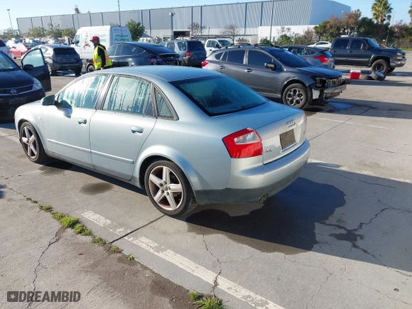 2004 Audi A4 1.8T with VIN WAUJC68E64A080352, listed as a IAAI auction lot 41635920 with 112,228 mi miles. Bid and sale history available at carsss.com. Image 3.