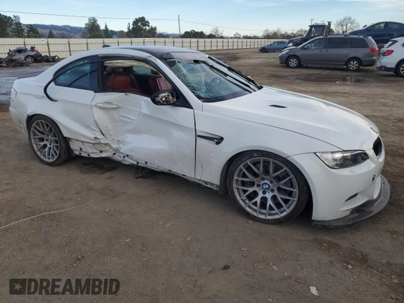 2008 BMW 3 Series M3 with VIN WBSWD93548PY40093, listed as a Copart auction lot 41657755 with 141,015 mi miles and Salvage title. Bid and sale history available at DreamBid. Image 4.