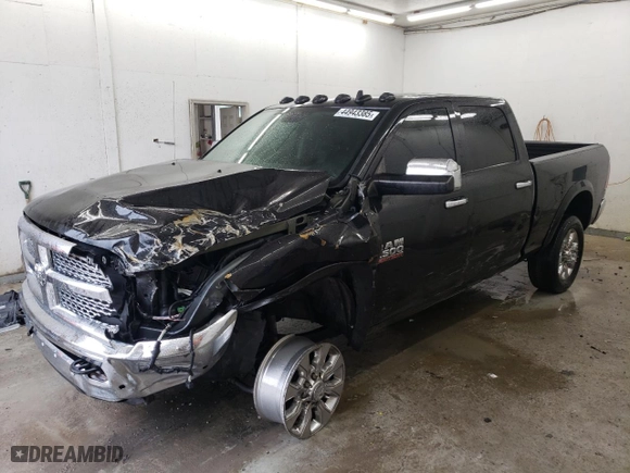 2016 Ram 2500 Laramie with VIN 3C6UR5FL5GG264625, listed as a Copart auction lot 44943385 with 168,852 mi miles and Salvage Title. Bid and sale history available at carsss.com. Image 1.