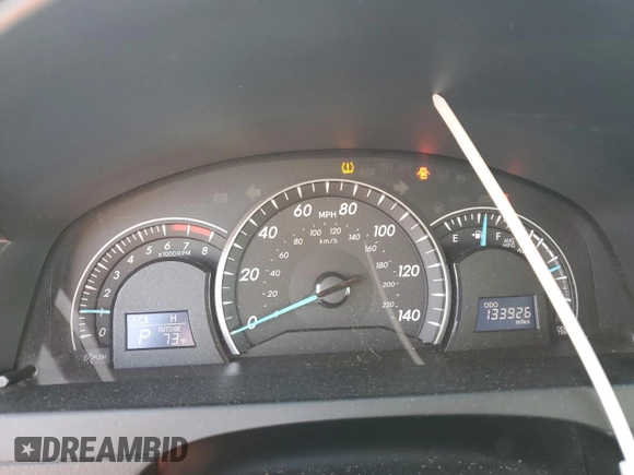 2014 Toyota Camry L with VIN 4T4BF1FK1ER390579, listed as a Copart auction lot 55284295 with 133,926 mi miles and Salvage Title. Bid and sale history available at DreamBid. Image 9.