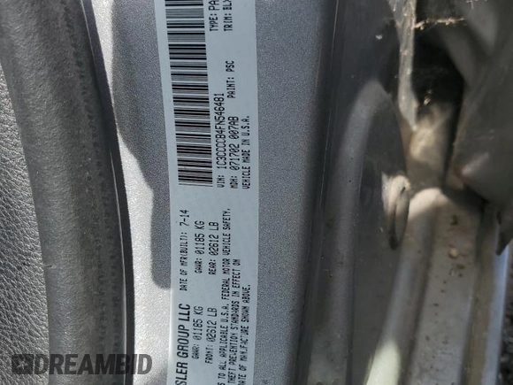 2015 Chrysler 200 C with VIN 1C3CCCCB4FN546481, listed as a Copart auction lot 53638025 with 86,406 mi miles and Salvage Title. Bid and sale history available at carsss.com. Image 12.