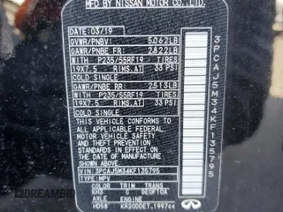 2019 Infiniti QX50 Luxe z VIN 3PCAJ5M34KF135795, wystawiony jako Copart lot #87829515 z przebiegiem 60 202 mil mil oraz Szkoda całkowita • Salvage title. Historia ofert i sprzedaży dostępna na DreamBid. Obrazek 15.