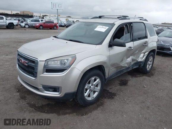 2015 GMC Acadia SLE with VIN 1GKKRPKD7FJ268834, listed as a IAAI auction lot 41529540 with 217,297 mi miles. Bid and sale history available at carsss.com. Image 2.