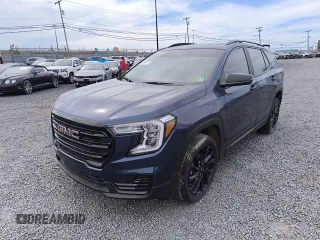 2023 GMC Terrain SLE with VIN 3GKALTEG4PL110618, listed as a Copart auction lot 54388175 with 73,107 mi miles and Salvage Title. Bid and sale history available at carsss.com. Image 1.