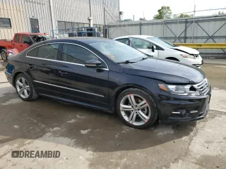 2014 Volkswagen CC R-Line with VIN WVWBN7AN3EE506347, listed as a Copart auction lot 72632954 with 114,512 mi miles and Salvage Title. Bid and sale history available at carsss.com. Image 4.