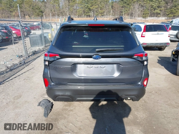 2025 Subaru Forester Premium with VIN JF2SLDDC8SH444437, listed as a IAAI auction lot 41771942 with 4,246 mi miles. Bid and sale history available at carsss.com. Image 16.