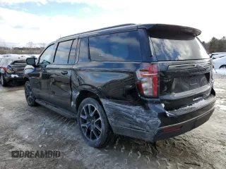 2021 Chevrolet Suburban RST with VIN 1GNSKEKD3MR426399, listed as a Copart auction lot 44674465 with 162,266 mi miles and Salvage Title. Bid and sale history available at carsss.com. Image 2.