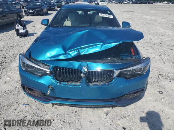 2019 BMW 4 Series 430i xDrive with VIN WBA4J3C55KBL05909, listed as a Copart auction lot 61330605 with 108,983 mi miles and Salvage title. Bid and sale history available at DreamBid. Image 5.