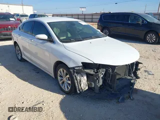 2015 Chrysler 200 C with VIN 1C3CCCCB3FN544916, listed as a IAAI auction lot 41453110 with 152,757 mi miles. Bid and sale history available at carsss.com. Image 1.