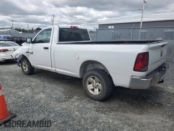 2014 Ram 1500 Tradesman with VIN 3C6JR7DT9EG148861, listed as a Copart auction lot 60611195 with 369,439 mi miles and Salvage title. Bid and sale history available at DreamBid. Image 2.