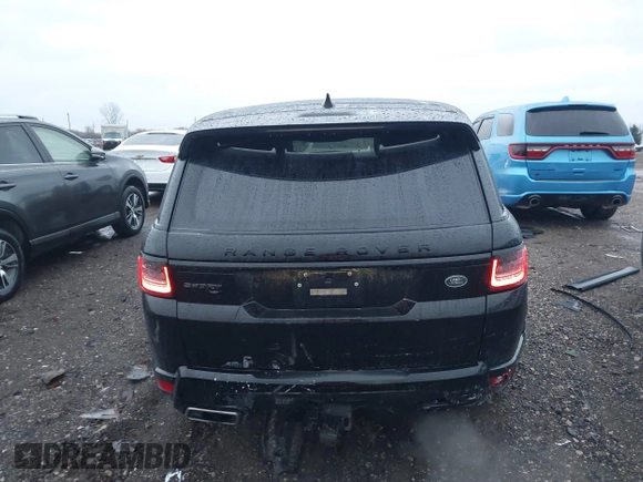 2021 Land Rover Range Rover Sport HST with VIN SALWS2RU9MA749605, listed as a IAAI auction lot 41202587 with 44,161 mi miles. Bid and sale history available at carsss.com. Image 16.