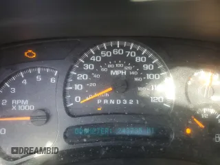 2006 Chevrolet Silverado 1500 Work Truck with VIN 1GCEC19X56Z272244, listed as a Copart auction lot 50777705 with 243,735 mi miles and Salvage Title. Bid and sale history available at carsss.com. Image 9.