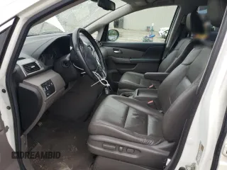 2014 Honda Odyssey EX-L with VIN 5FNRL5H63EB079306, listed as a Copart auction lot 57170635 with 256,140 mi miles and Clean title. Bid and sale history available at DreamBid. Image 7.